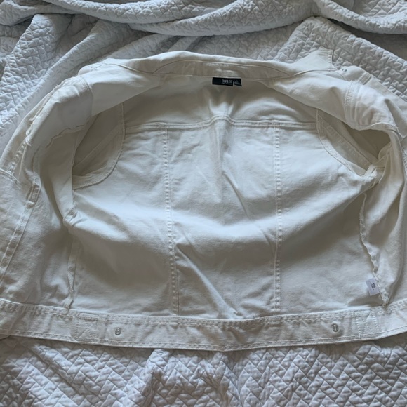 a.n.a. White Button Down Jean Jacket - Picture 3 of 9
